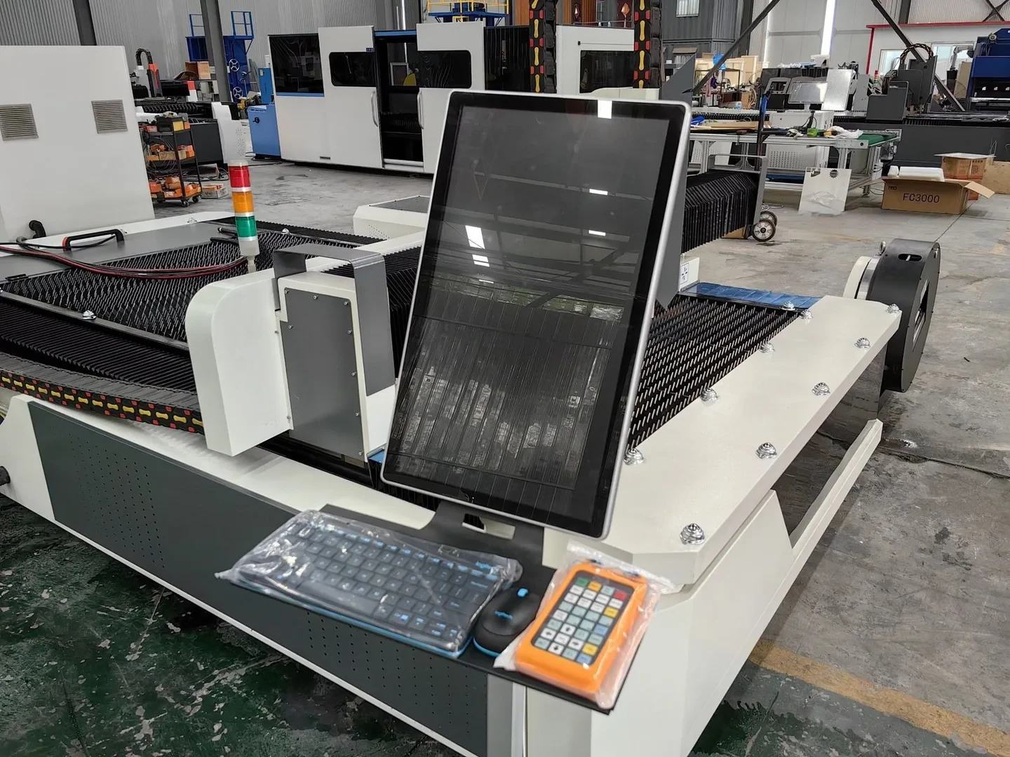 CNC Control System — Factory configuration example; appearance varies by specification
